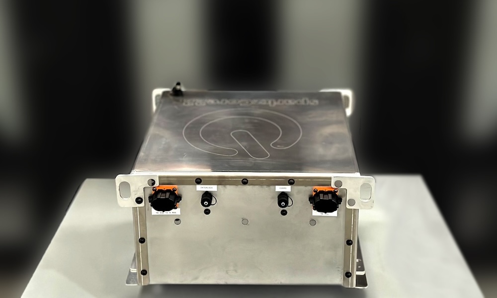 Photo of the SparkzCore22 sitting on a table